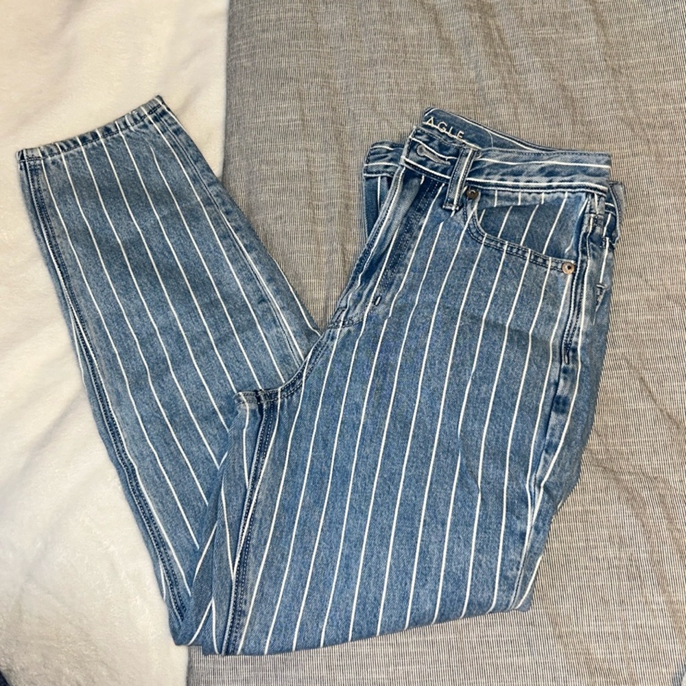 Striped jeans